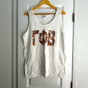 Gamma Phi Beta Cat Letters Tank